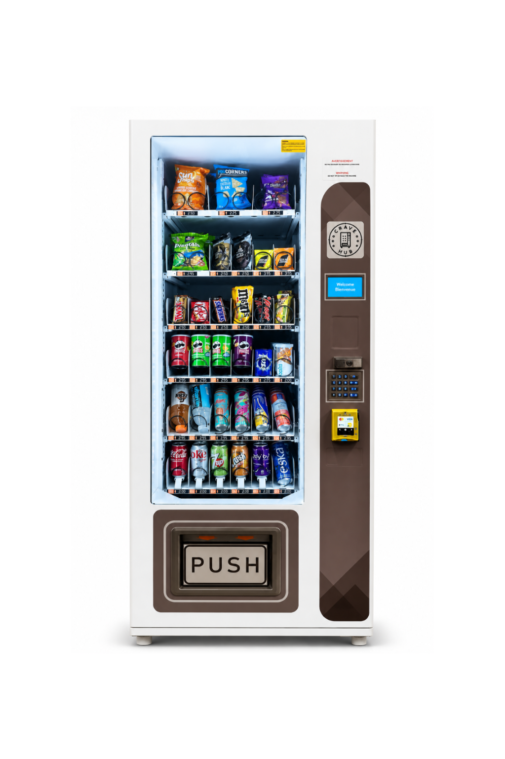 Vending machine with snacks and drink_Medium